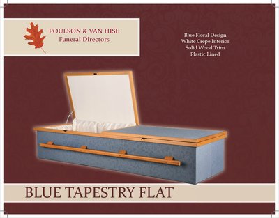 Blue Tapestry Flat